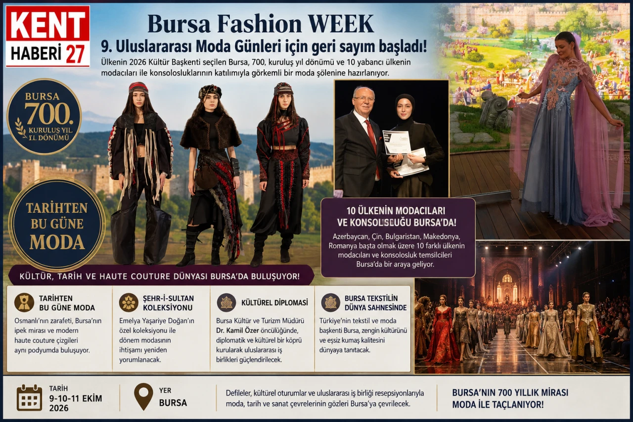 Bursa Fashion Week İ&ccedil;in Geri Sayım Başladı