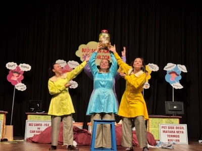 10 bin çocuğa &quot;sıfır atık&quot; bilinci tiyatroyla aşılanacak
