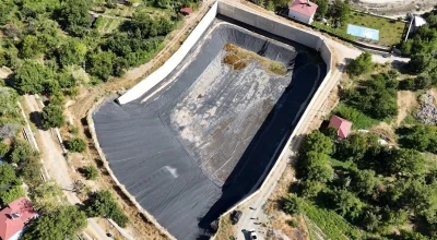 10 yıl önce yapıldı bir kez suyla doldu!
