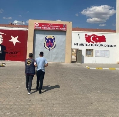 14 yıl hapis cezasıyla aranan h&uuml;k&uuml;ml&uuml; JASAT tarafından yakalandı
