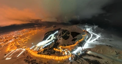 2 Metre 32 santimetre ile kar kalınlığı rekoru Paland&ouml;ken&rsquo;de
