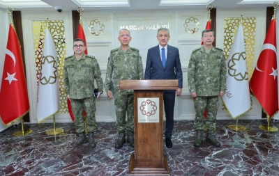 2.Ordu Komutanı Korgeneral Topaloğlu Mardin Valisi Akkoyun'u ziyaret etti