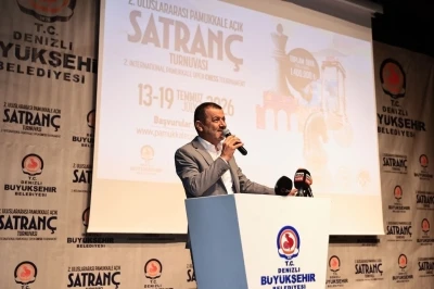 2. Uluslararası Pamukkale A&ccedil;ık Satran&ccedil; Turnuvası başladı
