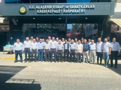 22. Bölge Manisa Esnaf Kefalet Kooperatifleri Birliği toplantısı Alaşehir’de yapıldı
