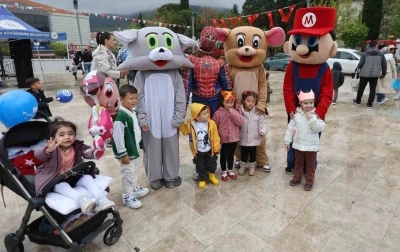 23 Nisan&rsquo;da Muğla &ccedil;ocukların neşesiyle renklendi
