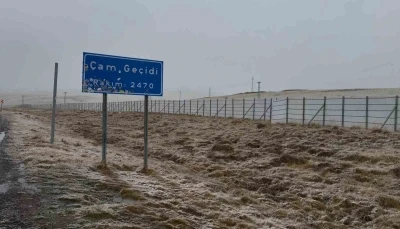 2470 rakımlı Sahara Geçidi’nde kar yağışı başladı
