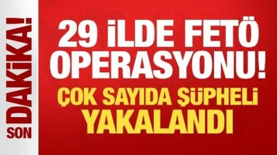 29 ilde FET&Ouml; operasyonu! 63 ş&uuml;pheli yakalandı