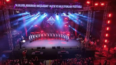 34. Uluslararası Ak&ccedil;aabat M&uuml;zik ve Halk Oyunları Festivali sona erdi
