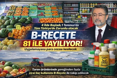 4 ilde başladı, Gaziantep&rsquo;te ise 1 Temmuz&rsquo;da başlıyor.  B-Re&ccedil;ete uygulamayana ceza geliyor