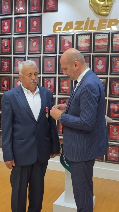 40 yıl sonra gazilik unvanı kazandı
