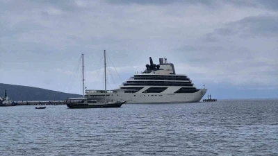 400 milyon avroluk gemi Bodrum&rsquo;a geldi
