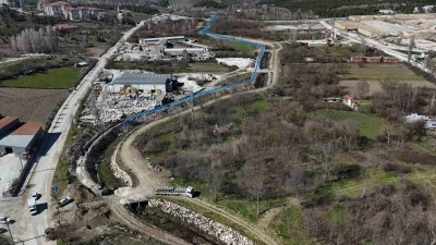 5 bin ton kapasiteli yeni i&ccedil;me suyu deposu ile alt yapı g&uuml;&ccedil;leniyor
