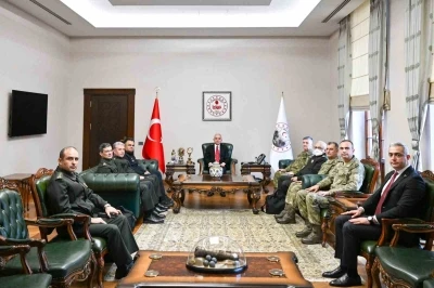 5&rsquo;inci Kolordu Komutanı T&uuml;mgeneral Aksoyt&uuml;rk ve beraberindeki heyet Kırklareli&rsquo;nde
