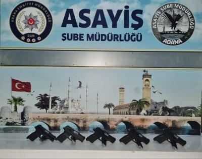 5 ruhsatsız tabanca yakalatan şüpheli tutuklandı

