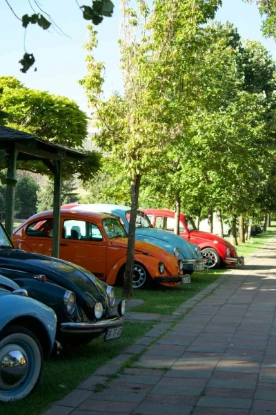 50 aracın katıldığı ’Vosvos’ kampı renkli görüntülere sebep oldu
