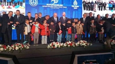 50. Yıl K&uuml;t&uuml;phaneleri deprem b&ouml;lgesinde hizmete a&ccedil;ıldı
