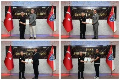 56 Polise Başarı &Ouml;d&uuml;l&uuml;