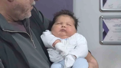 6 kilo 150 gram bebek dünyaya geldi
