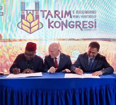 6. Uluslararası yerel yönetimler Tarım Kongresi’nde önemli bir kardeşlik köprüsü kuruldu

