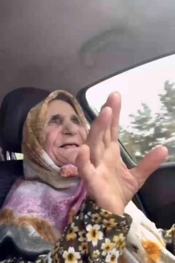 74 yaşındaki Atike teyzenin otomobille gezme hayali ger&ccedil;ek oldu
