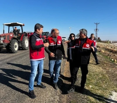 750 Dekarlık alanda g&uuml;breleme &ccedil;alışması yapıldı
