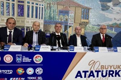 90. B&uuml;y&uuml;k Atat&uuml;rk Koşusu&rsquo;nun tanıtım toplantısı ger&ccedil;ekleştirildi
