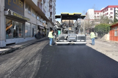 950 Metrelik Cadde Baştan Sona Asfaltlandı