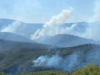 963 personel, 16 hava aracı ile Karamürsel’deki yangına büyük seferberlik
