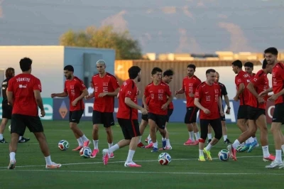 A Milli Futbol Takımı, Avustralya ma&ccedil;ının hazırlıklarına devam etti
