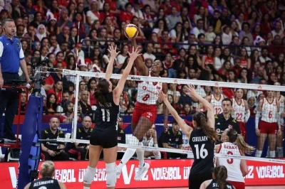 A Milli Kadın Voleybol Takımı, Almanya&rsquo;yı 3-2 mağlup etti
