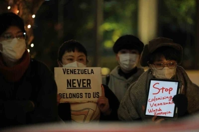 ABD&rsquo;nin Venezuela saldırısı Tokyo&rsquo;da protesto edildi
