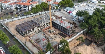 Abide H. Nuri &Ouml;nc&uuml;er Huzurevi inşaatı devam ediyor
