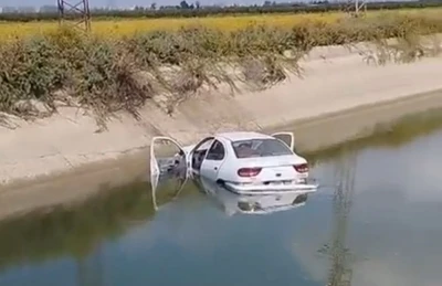 Adana’da otomobil sulama kanalına devrildi: 1 ölü, 2 yaralı
