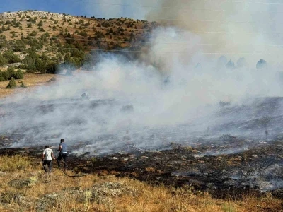 Adana Tufanbeyli’de orman yangını
