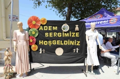ADEM kursiyerlerinin ürünleri sergilendi
