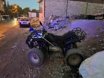 Adıyaman’da devrilen ATV’nin sürücüsü yaralandı