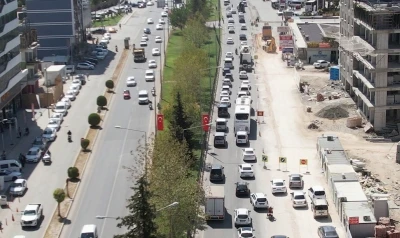 Adıyaman’da trafik çilesi
