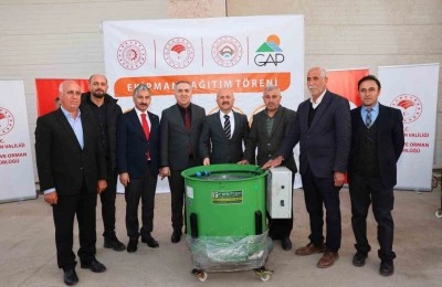 Adıyaman&rsquo;da &uuml;reticiye g&uuml;&ccedil; veren tarım ekipmanı desteği