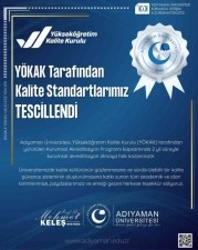 Adıyaman &Uuml;niversitesi&rsquo;ne Y&Ouml;KAK&rsquo;tan 2 yıllık şartlı kurumsal akreditasyon