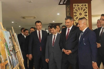 Adli yıl açılışında mahkumların sergisi büyük beğeni aldı
