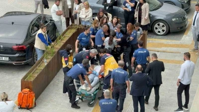 Adliyede g&ouml;r&uuml;len dava sonrası ortalık karıştı: 8 kadın g&ouml;zaltına alındı
