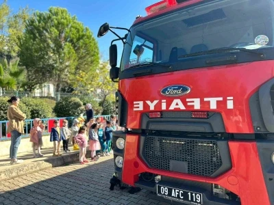 ADÜ Anaokulu’nda yangın güvenliği eğitimi
