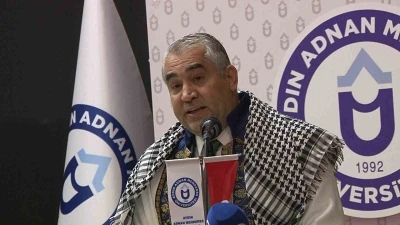 ADÜ’de yeni akademik yılın ilk dersi ’Filistin’ oldu
