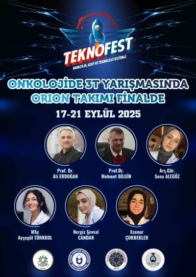 ADÜ’nün Kanser Araştırma Projesi Teknofest 2025 finalisti oldu
