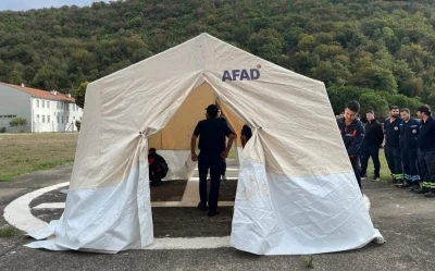 AFAD’dan çadır kurma eğitimi
