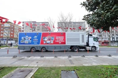 Afet Destek ve Lojistik Dağıtım Tırı&rsquo;nın rotası Balkanlar
