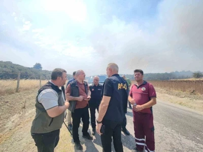 Afetlere Müdahale Genel Müdürü Ergin, tedbiren tahliye edilen köylerde incelemelerde bulundu
