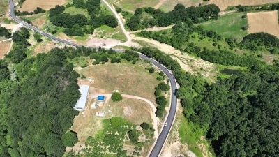 Ağır tonajlı ara&ccedil;lar i&ccedil;in Akmeşe&rsquo;de 2 bin 700 metrelik yeni g&uuml;zergah
