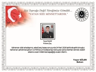 Ağrı&rsquo;da askeri ara&ccedil; kazası: 1 uzman &ccedil;avuş şehit oldu
