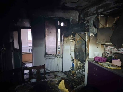 Ağrı’da binadaki patlama paniğe neden oldu
